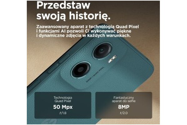 Smartfon Motorola moto g05 czerwony 6.67" 4.0GB/64.0GB
