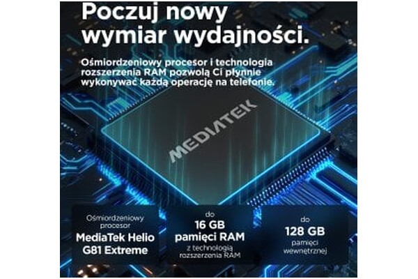 Smartfon Motorola moto g05 czerwony 6.67" 4.0GB/64.0GB