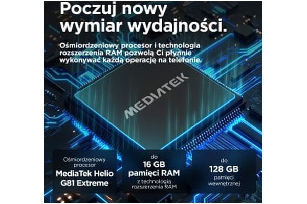 Smartfon Motorola moto g05 czerwony 6.67" 4.0GB/256.0GB
