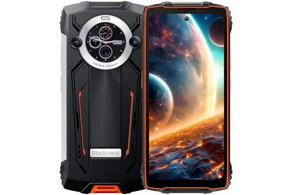 Smartfon Blackview Bv8200 czarno-pomarańczowy 6.50" 12.0GB/256.0GB