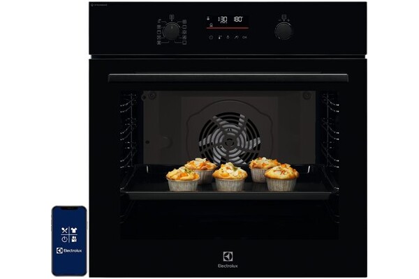 Piekarnik do zabudowy Electrolux LOD6F77WZ SteamBake elektryczny Parowy czarny
