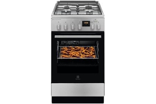 Kuchnia Electrolux LKK560228X płyta gazowa, piekarnik gazowy