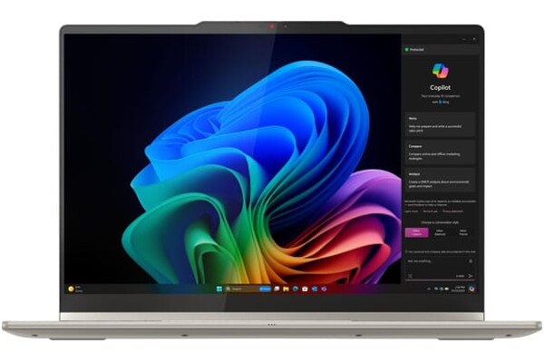 Laptop Lenovo Yoga 7 14.0" AMD Ryzen AI 5 340 340 AMD Radeon 840M 16GB 512GB SSD M.2 Windows 11 Home srebrny