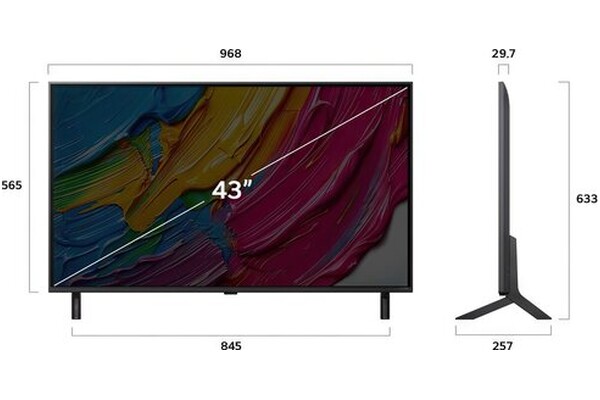 Telewizor LG 43QNED80A6A 43" 4K Ultra HD