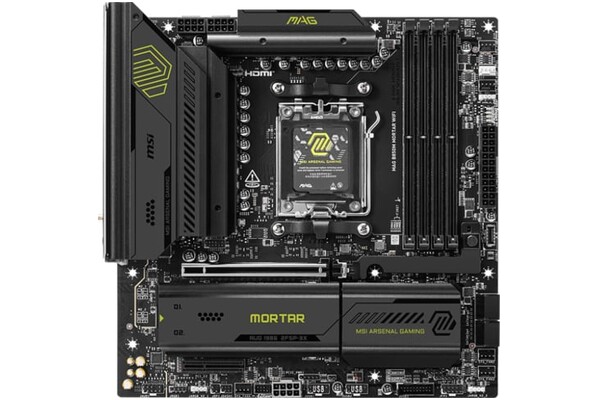 Płyta główna MSI B850M MAG Mortar WiFi Socket AM5 AMD B850 DDR5 miniATX