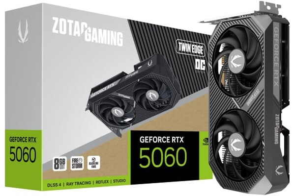 Karta graficzna ZOTAC RTX 5060 Twin Edge OC 8GB GDDR7