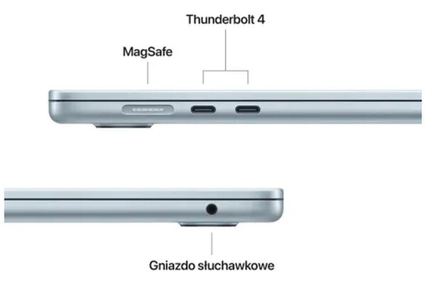 Laptop Apple MacBook Air 15.3" Apple M4 M4 16GB 512GB SSD macOS Sequoia niebieski