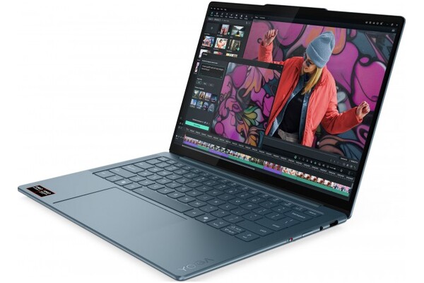 Laptop Lenovo Yoga Slim 7 14.0" AMD Ryzen AI 5 340 AMD Radeon 840M 16GB 512GB SSD Windows 11 Home niebieski