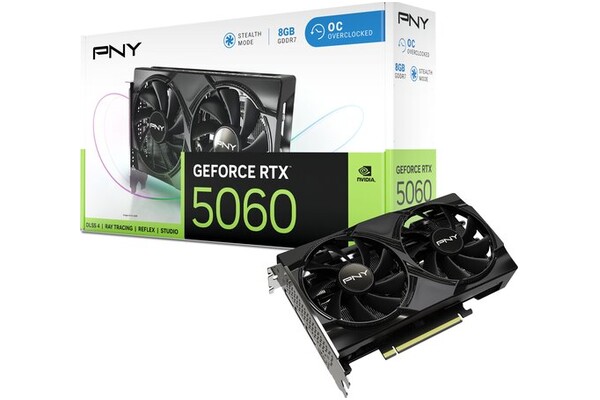 Karta graficzna PNY RTX 5060 Dual Fan 8GB GDDR7