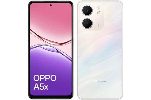 Smartfon OPPO A5x biały 6.67" 8.0GB/256.0GB