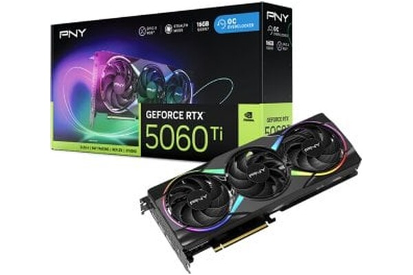 Karta graficzna PNY RTX 5060 Ti Triple Fan 16GB GDDR7