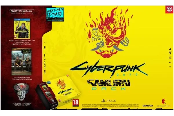 Cyberpunk Edycja 2077 Samurai Pack PlayStation 4