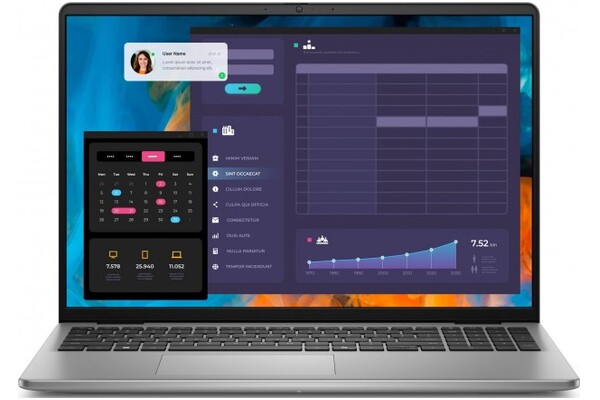 Laptop DELL Vostro 5640 16.0" Intel Core Ultra 5 120U Intel 16GB 2TB SSD Windows 11 Professional szary