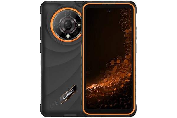 Smartfon HAMMER Iron 6 pomarańczowy 6.56" 6.0GB/128.0GB
