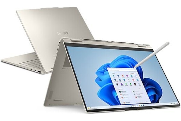 Laptop Lenovo Yoga 7 16.0" AMD Ryzen AI 7 350 350 AMD Radeon 860M 16GB 512GB SSD Windows 11 Home czarny