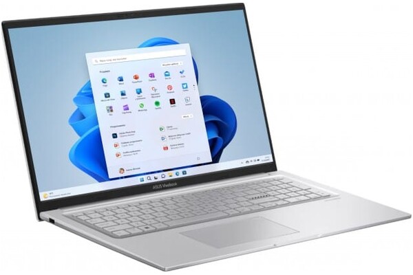 Laptop ASUS Vivobook 17 17.3" Intel Core i5 1334U INTEL Iris Xe 16GB 2TB SSD Windows 11 Home srebrny