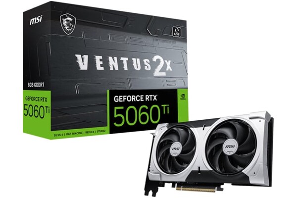 Karta graficzna MSI RTX 5060 Ti Ventus 2X 8GB GDDR7