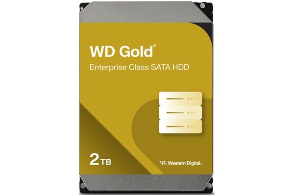 Dysk wewnętrzny WD Gold HDD SATA (3.5") 2TB