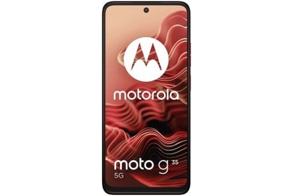 Smartfon Motorola moto g35 5G czerwony 6.72" 8.0GB/256.0GB
