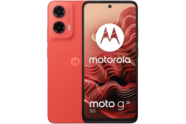 Smartfon Motorola moto g35 5G czerwony 6.72" 8.0GB/256.0GB