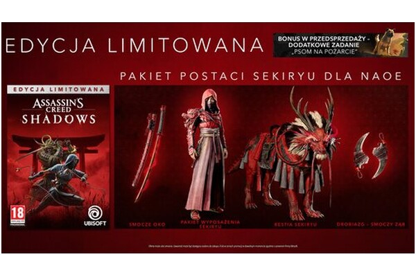 Assassins Creed Shadows Edycja Limitowana PlayStation 5