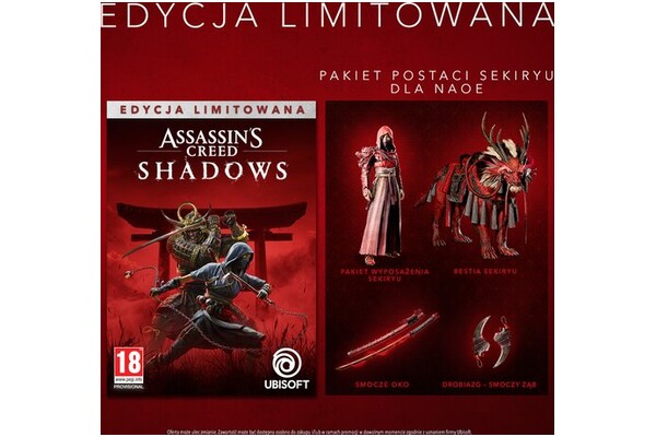 Assassins Creed Shadows Edycja Limitowana PlayStation 5