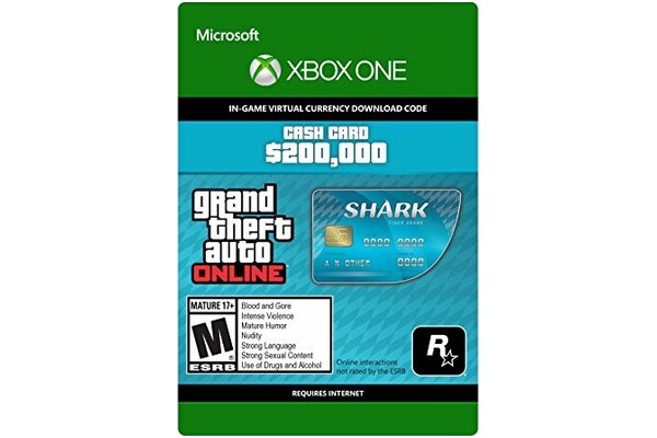 Grand Theft Auto Online Tiger Shark Card Xbox One