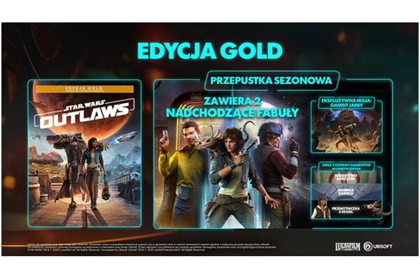 Star Wars Outlaws Edycja Złota 2 Nintendo Switch