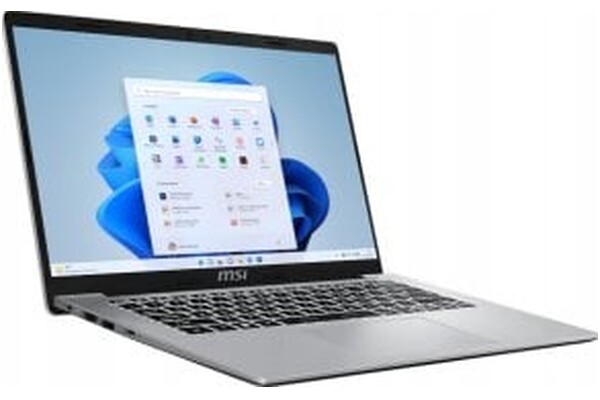 Laptop MSI Modern 15 15.6" Intel Core i5 1334U INTEL Iris Xe 16GB 512GB SSD M.2 Windows 11 Professional srebrny