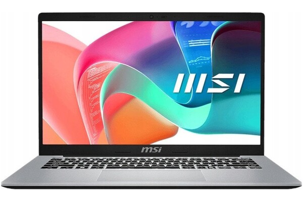 Laptop MSI Modern 15 15.6" Intel Core i5 1334U INTEL Iris Xe 16GB 512GB SSD M.2 Windows 11 Professional srebrny