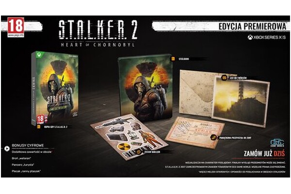 GRA .T.A.L.K.E.R. 2 SERCE CZARNOBYLA EDYCJA PREMIEROWA Xbox (Series X)