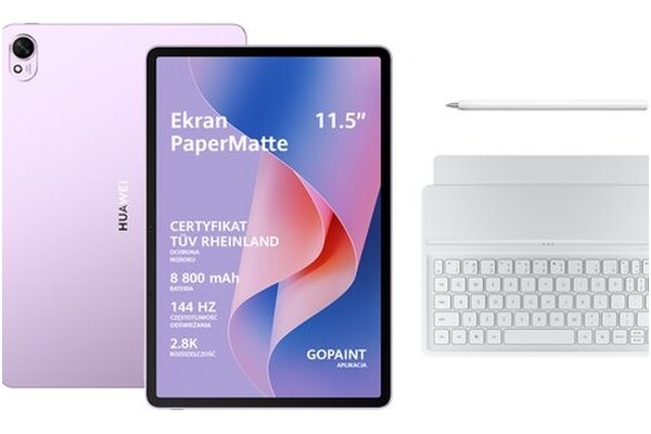 Tablet Huawei MatePad 11 11.50" HiSilicon Kirin 9000WE 8.0GB/256GB, WiFi, fioletowy + Klawiatura