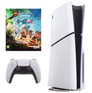Konsola Sony PlayStation 5 Slim biało-czarny + LEGO Horizon Adventures Gra PS5