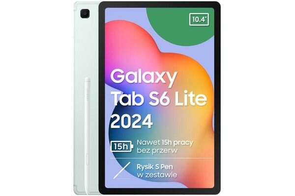 Tablet Samsung Galaxy Tab S6 Lite 10.40" Samsung Exynos 1280 4.0GB/64GB, WiFi, miętowy