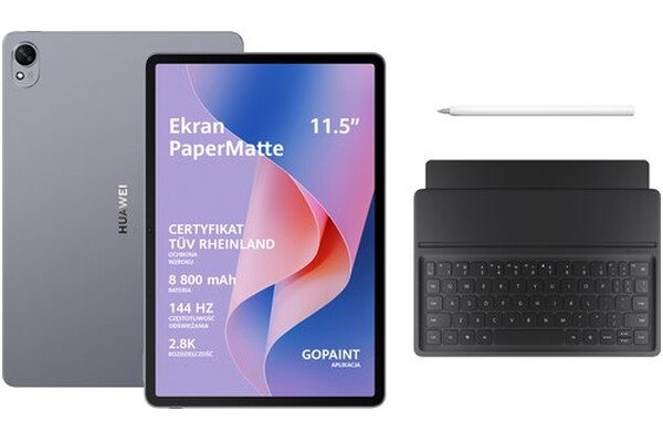 Tablet Huawei MatePad 11 11.50" HiSilicon Kirin 9000WE 8.0GB/256GB, WiFi, szary + Klawiatura