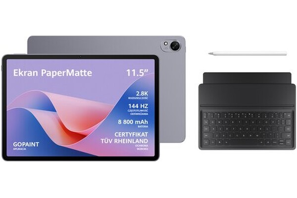 Tablet Huawei MatePad 11 11.50" HiSilicon Kirin 9000WE 8.0GB/256GB, WiFi, szary + Klawiatura