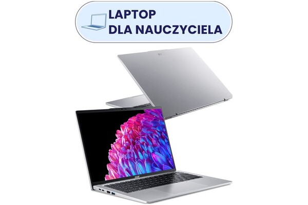 Laptop ACER Swift Go 14 14.0" Intel Core Ultra 5 125U Intel 16GB 512GB SSD Windows 11 Home srebrny