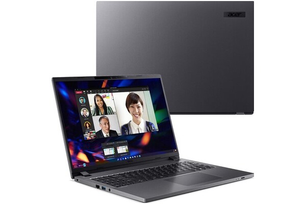 Laptop ACER TravelMate P2 16.0" Intel Core i5 1335U INTEL UHD 8GB 512GB SSD Windows 11 Professional szary