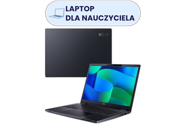 Laptop ACER TravelMate P4 16.0" Intel Core Ultra 5 125U Intel 16GB 512GB SSD Windows 11 Professional czarny