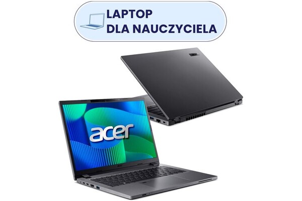 Laptop ACER TravelMate P2 14.0" Intel Core i5 120U Intel 16GB 1TB SSD Windows 11 Professional szary