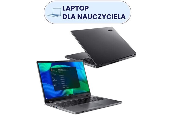 Laptop ACER TravelMate P2 16.0" AMD Ryzen 7 PRO 7735U AMD Radeon 680M 16GB 512GB SSD Windows 11 Home szary