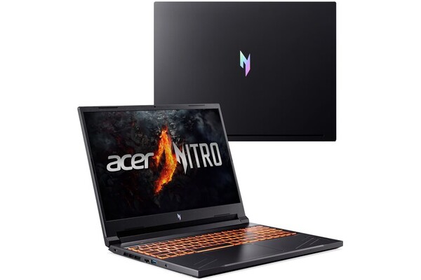 Laptop ACER Nitro 16 16.0" AMD Ryzen 5 8645HS NVIDIA GeForce RTX 4050 16GB 512GB SSD czarny