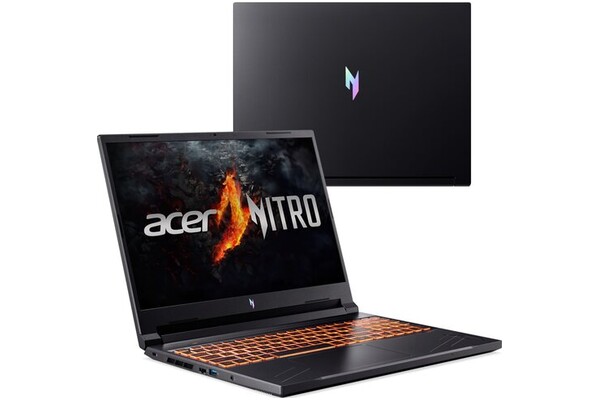 Laptop ACER Nitro 16 16.0" AMD Ryzen 7 8845HS NVIDIA GeForce RTX 4060 32GB 1TB SSD Windows 11 Home czarny