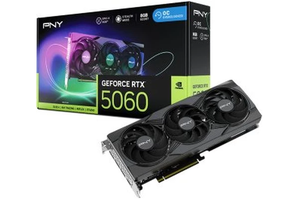 Karta graficzna PNY RTX 5060 Triple Fan 8GB GDDR7