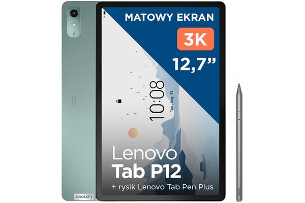Tablet Lenovo Tab P12 12.70" MediaTek Dimensity 7050 8.0GB/128GB, WiFi, zielony