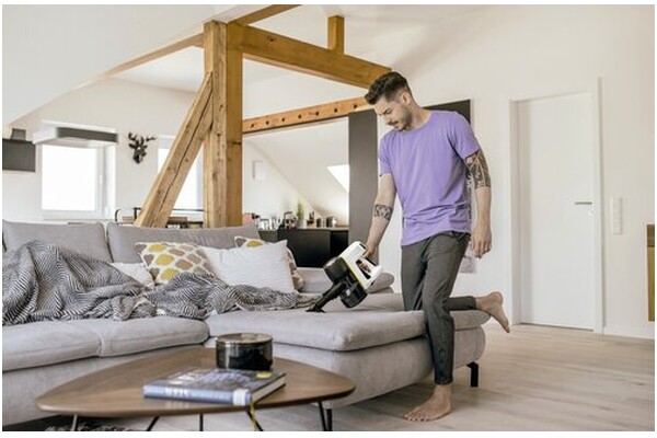 Odkurzacz Karcher VC4 Home Cordless pionowy z pojemnikiem biało-czarny