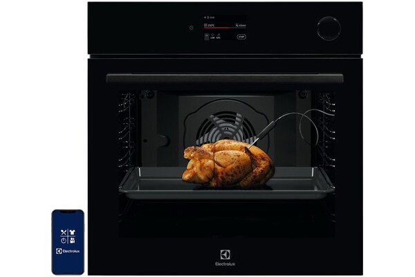 Piekarnik do zabudowy Electrolux SteamCrisp elektryczny Parowy czarny