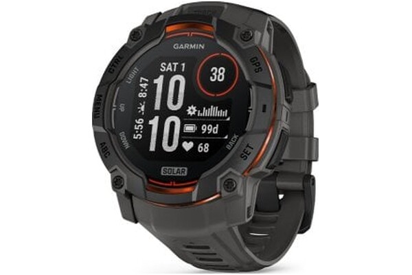 Smartwatch Garmin Instinct 3 Solar 1.10" czarny