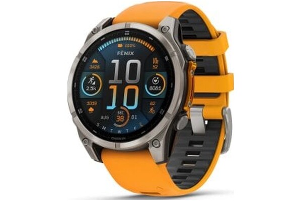 Smartwatch Garmin Fenix 8 1.40" żółty