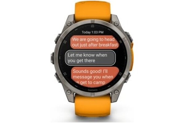 Smartwatch Garmin Fenix 8 1.40" żółty